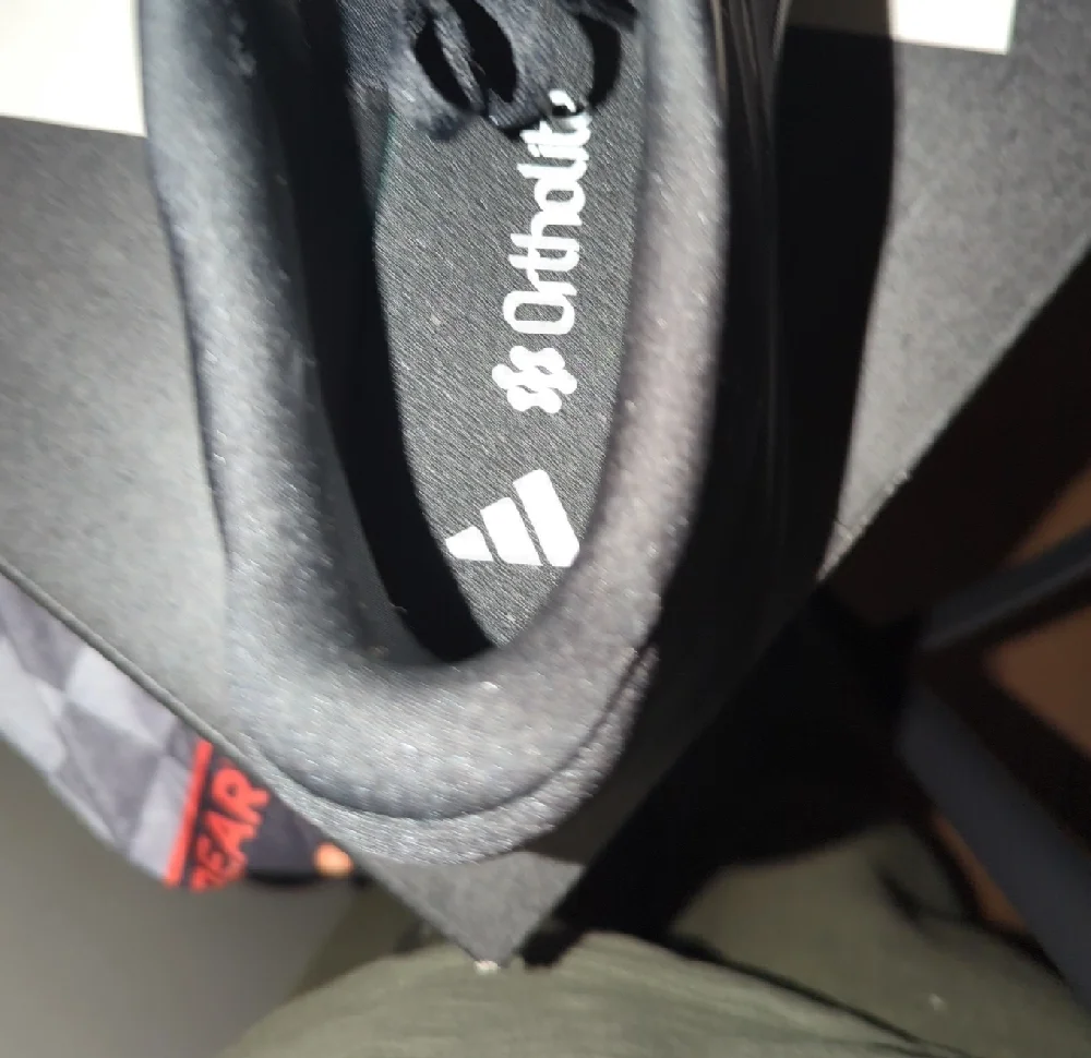 adidas Black Athletic Running Shoe - Low Profile Trainer - Picture 2 of 3